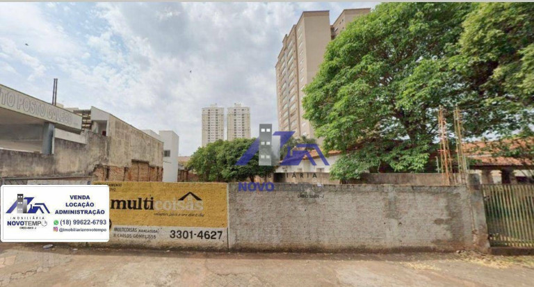 Terreno à Venda, 640 m² em Vila Mendonça - Araçatuba
