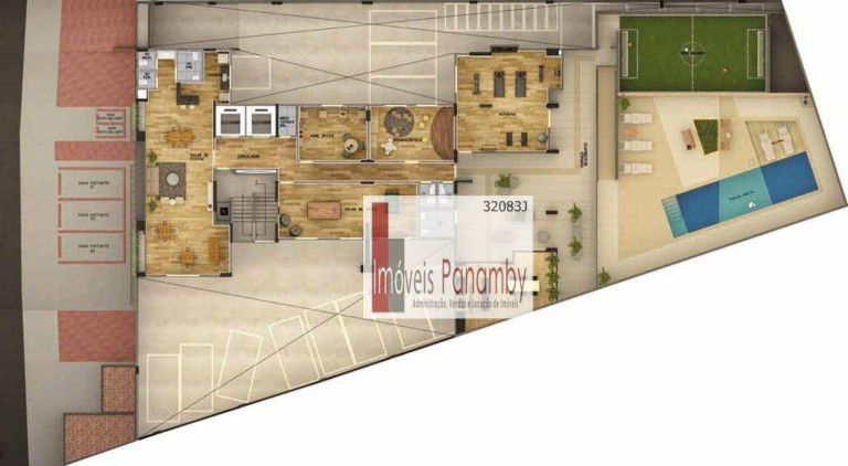 Imagem Apartamento com 2 Quartos à Venda, 46 m² em Campestre - Santo André