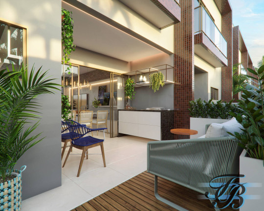Imagem Casa de Condomínio com 3 Quartos à Venda, 98 m² em Ponta De Campina - Cabedelo Imagem Casa de Condomínio com 3 Quartos à Venda, 98 m² em Ponta De Campina - Cabedelo