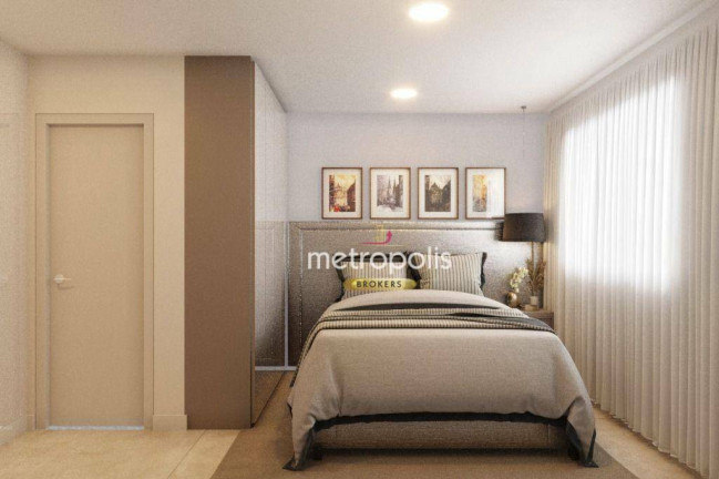 Imagem Apartamento com 2 Quartos à Venda, 61 m² em Jardim - Santo André