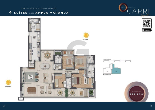 Imagem Apartamento com 4 Quartos à Venda, 222 m² em Aquarius - Salvador Imagem Apartamento com 4 Quartos à Venda, 222 m² em Aquarius - Salvador