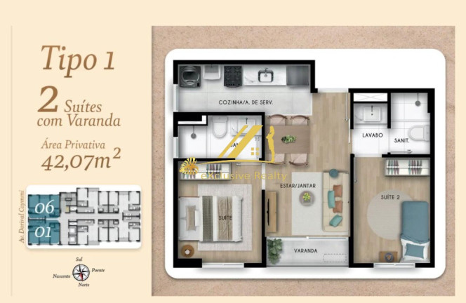 Imagem Imóvel com 2 Quartos à Venda, 42 m² em Itapuã - Salvador Imagem Imóvel com 2 Quartos à Venda, 42 m² em Itapuã - Salvador