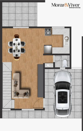 Imagem Casa com 3 Quartos à Venda, 118 m² em Parque Da Fonte - São José Dos Pinhais