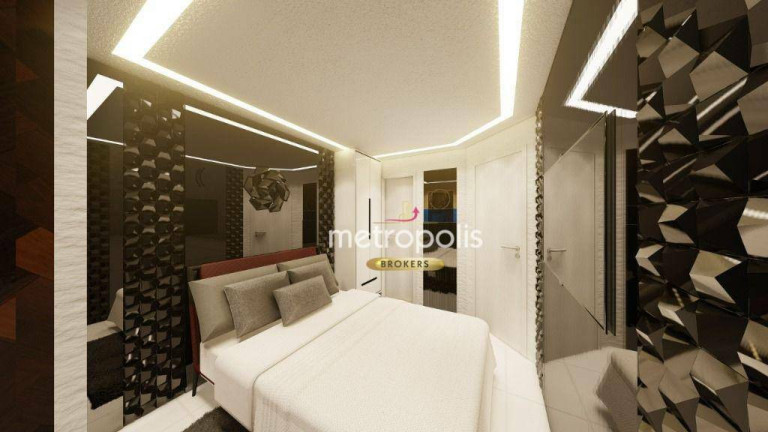 Imagem Apartamento com 2 Quartos à Venda, 45 m² em Campestre - Santo André