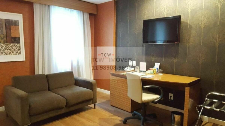 Imagem Flat com 1 Quarto à Venda, 28 m² em Moema - São Paulo Imagem Flat com 1 Quarto à Venda, 28 m² em Moema - São Paulo