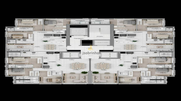Foto do imóvel Apartamento com 3 Quartos à Venda, 102 m² em Pioneiros - Balneário Camboriú