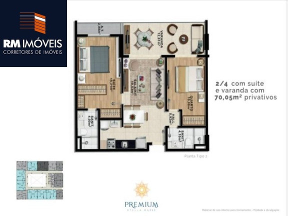 Imagem Apartamento com 2 Quartos à Venda, 70 m² em Stella Maris - Salvador Imagem Apartamento com 2 Quartos à Venda, 70 m² em Stella Maris - Salvador