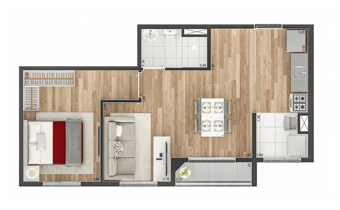 Imagem Apartamento com 2 Quartos à Venda, 37 m² em Vila Tolstoi - São Paulo Imagem Apartamento com 2 Quartos à Venda, 37 m² em Vila Tolstoi - São Paulo