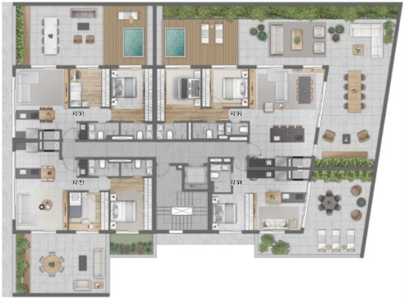 Imagem Apartamento com 2 Quartos à Venda, 69 m² em Boa Vista - Porto Alegre