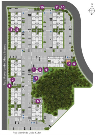 Imagem Apartamento com 1 Quarto à Venda, 51 m² em Parque Santa Fé - Porto Alegre