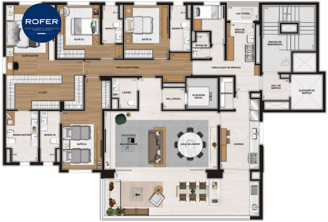Imagem Apartamento com 4 Quartos à Venda, 256 m² em Cambuí - Campinas