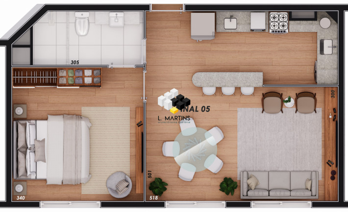 Imagem Apartamento com 1 Quarto à Venda, 48 m² em Centro - Canela Imagem Apartamento com 1 Quarto à Venda, 48 m² em Centro - Canela