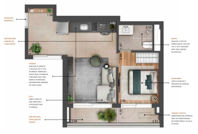 Imagem Apartamento com 1 Quarto à Venda, 47 m² em Moema - São Paulo Imagem Apartamento com 1 Quarto à Venda, 47 m² em Moema - São Paulo