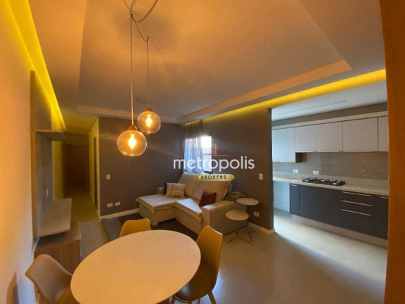 Apartamento com 3 Quartos à Venda, 87 m² em Campestre - Santo André