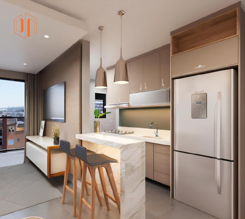 Imagem Apartamento com 2 Quartos à Venda, 62 m² em Centro - Pinhais