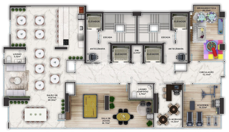 Imagem Apartamento com 1 Quarto à Venda, 43 m² em Centro - Itapema