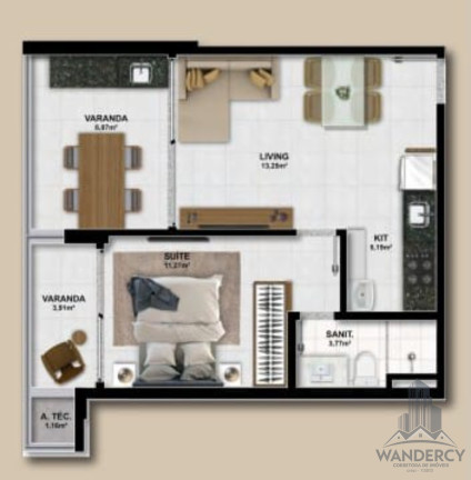 Imagem Apartamento com 1 Quarto à Venda, 46 m² em Barra - Salvador
