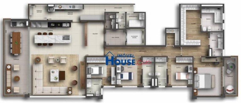 Imagem Apartamento com 4 Quartos à Venda, 281 m² em Jardins - São Paulo Imagem Apartamento com 4 Quartos à Venda, 281 m² em Jardins - São Paulo