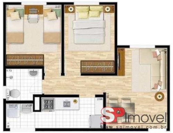 Imagem Apartamento com 2 Quartos à Venda, 45 m² em Jardim Petrópolis - Cotia Imagem Apartamento com 2 Quartos à Venda, 45 m² em Jardim Petrópolis - Cotia