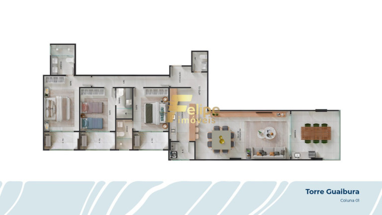 Imagem Imóvel com 2 Quartos à Venda, 106 m² em Enseada Azul - Guarapari
