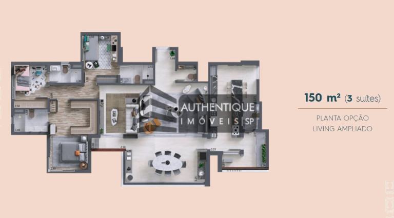 Imagem Apartamento com 3 Quartos à Venda, 150 m² em Perdizes - São Paulo