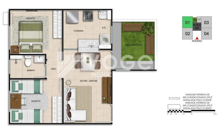Imagem Apartamento com 1 Quarto à Venda, 40 m² em Protásio Alves - Porto Alegre