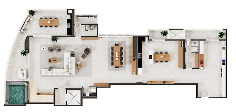 Imagem Cobertura com 4 Quartos à Venda, 1.057 m² em Ponta Da Praia - Santos Imagem Cobertura com 4 Quartos à Venda, 1.057 m² em Ponta Da Praia - Santos