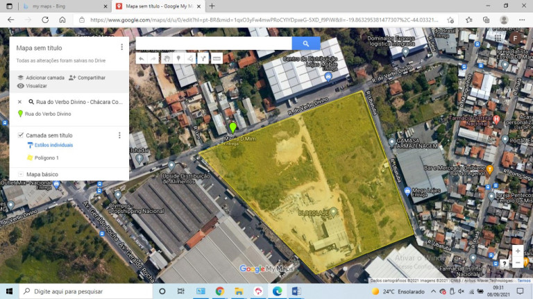 Terreno à Venda, 40.000 m² em Chácara Cotia - Contagem