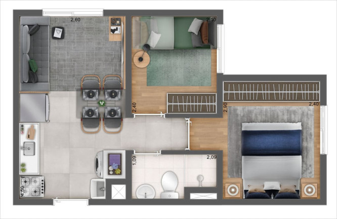 Imagem Apartamento com 2 Quartos à Venda, 32 m² em Parque Novo Mundo - São Paulo Imagem Apartamento com 2 Quartos à Venda, 32 m² em Parque Novo Mundo - São Paulo