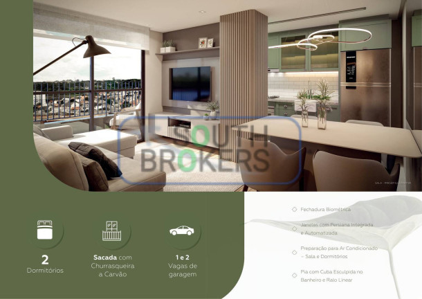 Imagem Apartamento com 2 Quartos à Venda, 60 m² em Cristo Rei - Curitiba Imagem Apartamento com 2 Quartos à Venda, 60 m² em Cristo Rei - Curitiba