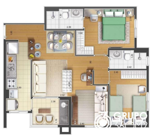 Imagem Apartamento com 3 Quartos à Venda, 70 m² em Santa Paula - São Caetano Do Sul Imagem Apartamento com 3 Quartos à Venda, 70 m² em Santa Paula - São Caetano Do Sul