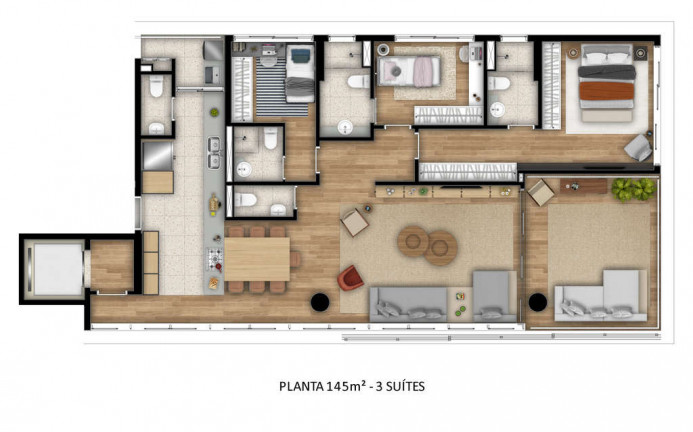 Imagem Loft com 3 Quartos à Venda, 143 m² em Jardim Paulista - São Paulo