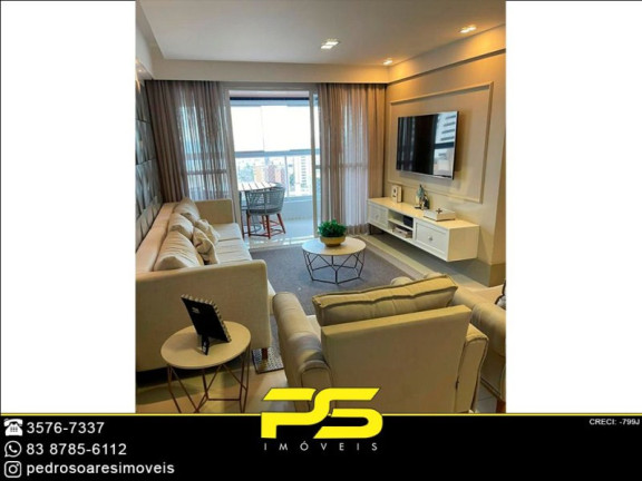 Imagem Apartamento com 3 Quartos à Venda, 120 m² em Tambaú - João Pessoa Imagem Apartamento com 3 Quartos à Venda, 120 m² em Tambaú - João Pessoa