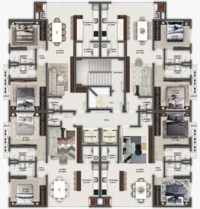 Imagem Apartamento com 2 Quartos à Venda, 72 m² em Perequê - Porto Belo Imagem Apartamento com 2 Quartos à Venda, 72 m² em Perequê - Porto Belo