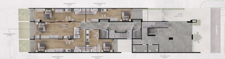 Imagem Apartamento com 1 Quarto à Venda, 100 m² em Jardins - São Paulo
