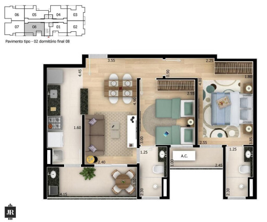 Imagem Apartamento com 3 Quartos à Venda, 77 m² em Além Ponte - Sorocaba
