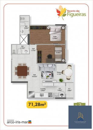 Imagem Apartamento com 2 Quartos à Venda, 65 m² em Guilhermina - Praia Grande