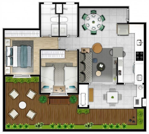 Imagem Imóvel com 2 Quartos à Venda, 93 m² em Swiss Park - Campinas Imagem Imóvel com 2 Quartos à Venda, 93 m² em Swiss Park - Campinas