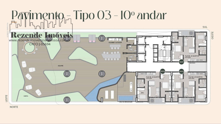 Imagem Apartamento com 1 Quarto à Venda, 30 m² em Manaíra - João Pessoa Imagem Apartamento com 1 Quarto à Venda, 30 m² em Manaíra - João Pessoa