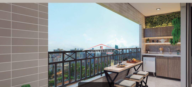 Imagem Apartamento com 2 Quartos à Venda, 87 m² em Canto Do Forte - Praia Grande