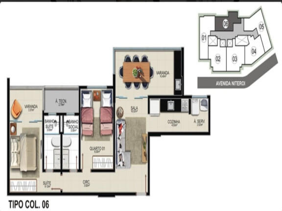 Imagem Apartamento com 3 Quartos à Venda, 95 m² em Praia Do Morro - Guarapari Imagem Apartamento com 3 Quartos à Venda, 95 m² em Praia Do Morro - Guarapari