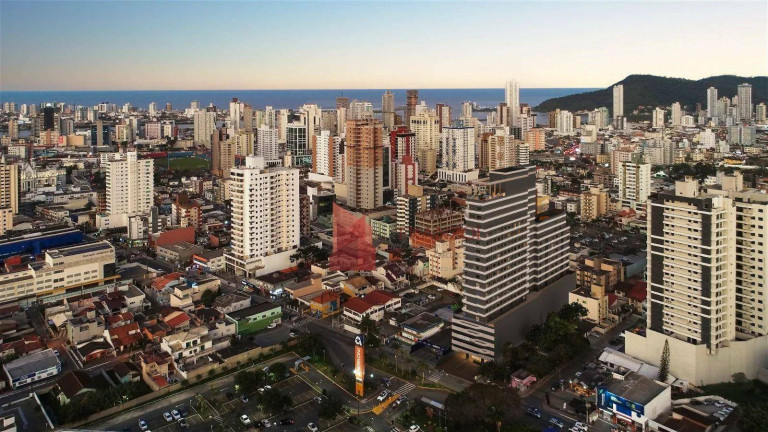 Imagem Apartamento com 1 Quarto à Venda, 28 m² em Centro - Itajaí