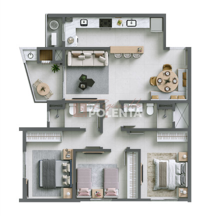 Imagem Apartamento com 3 Quartos à Venda, 87 m² em Centro - Laguna Imagem Apartamento com 3 Quartos à Venda, 87 m² em Centro - Laguna