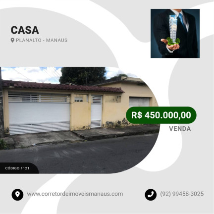 Casa com 4 Quartos à Venda, 384 m² em Planalto - Manaus