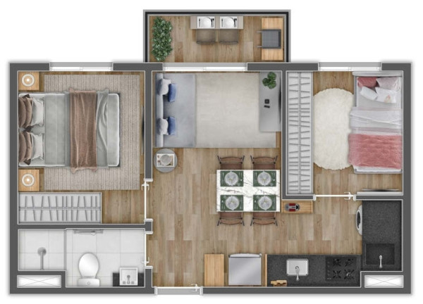 Imagem Apartamento com 2 Quartos à Venda, 43 m² em Ipiranga - São Paulo Imagem Apartamento com 2 Quartos à Venda, 43 m² em Ipiranga - São Paulo