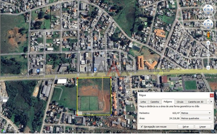 Terreno à Venda, 24.644 m² em Alto Da Xv - Guarapuava