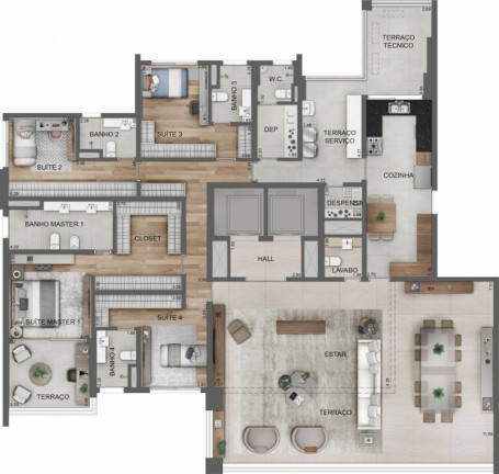 Imagem Apartamento com 4 Quartos à Venda, 280 m² em Moema - São Paulo