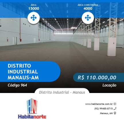 Terreno para Alugar, 15.000 m² em Distrito Industrial - Manaus