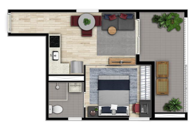 Imagem Apartamento com 1 Quarto à Venda, 33 m² em Higienópolis - São Paulo Imagem Apartamento com 1 Quarto à Venda, 33 m² em Higienópolis - São Paulo