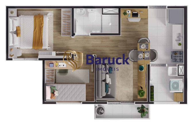 Imagem Apartamento com 2 Quartos à Venda, 40 m² em Parque Maria Helena - São Paulo Imagem Apartamento com 2 Quartos à Venda, 40 m² em Parque Maria Helena - São Paulo